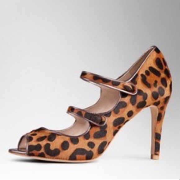 Boden Cordelia Ponyhair Leopard Heels 42 True 11 - Picture 4 of 8